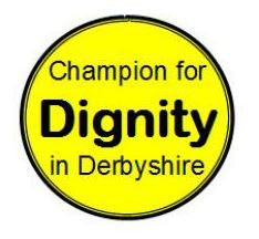Umbrella achieve both Derby City and Derbyshire Dignity Campaign Award putting dignity and respect at the heart of all services.