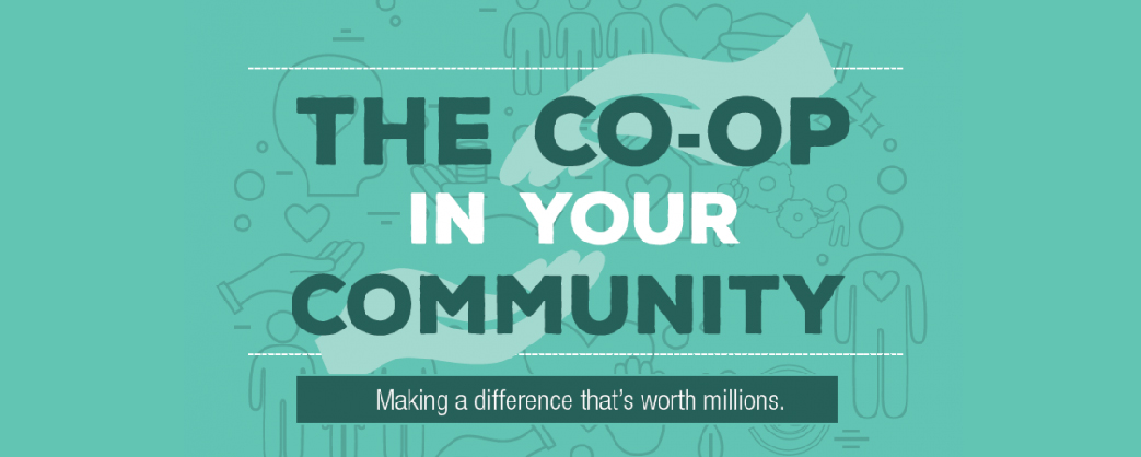 Co-op in your community logo